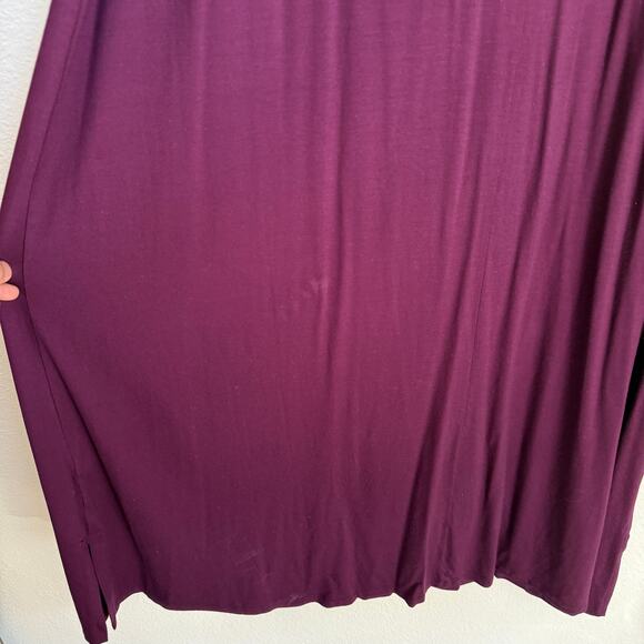 NWT Eileen Fisher Tencel Blend Halter Sheath Dress in Blackberry Purple XL - Picture 12 of 13